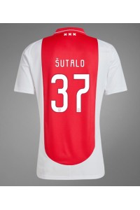 Fotbalové Dres Ajax Josip Sutalo #37 Domácí Oblečení 2024-25 Krátký Rukáv